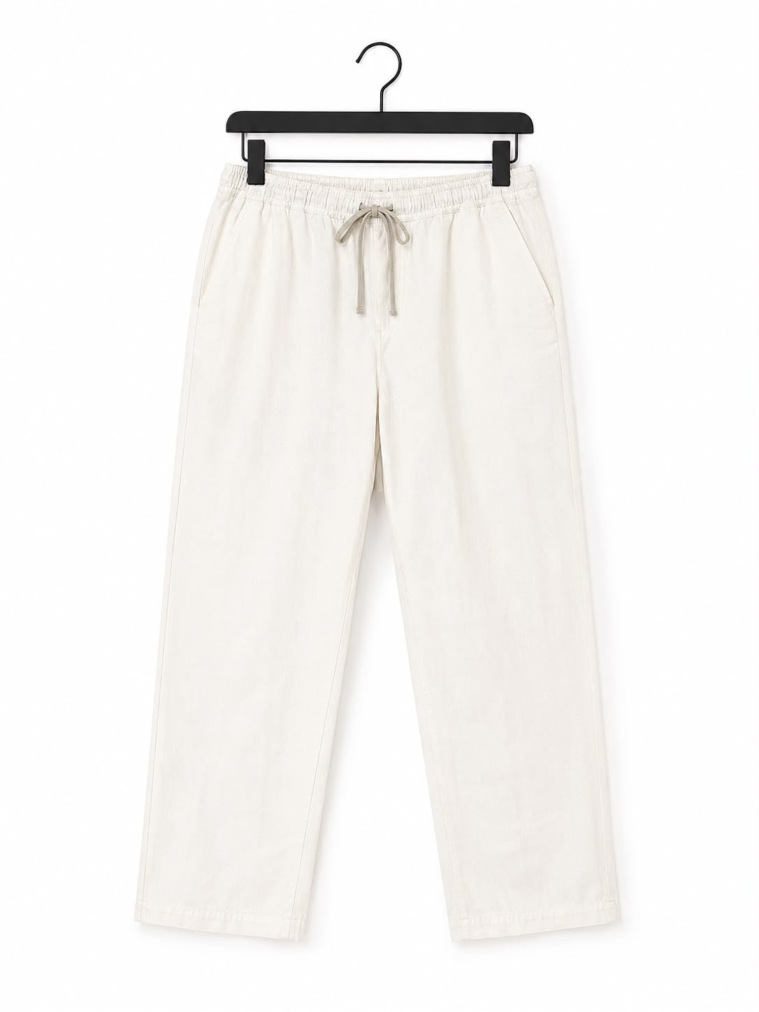 White Relaxed Fit Trouser